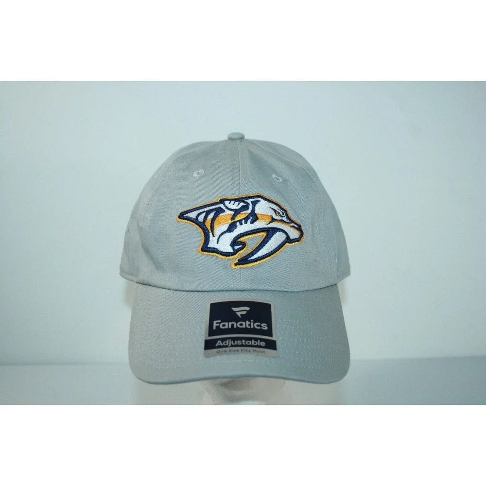 Nashville Predators‎ Fanatics Strap Back Adjustable Gray NHL Hat Cap